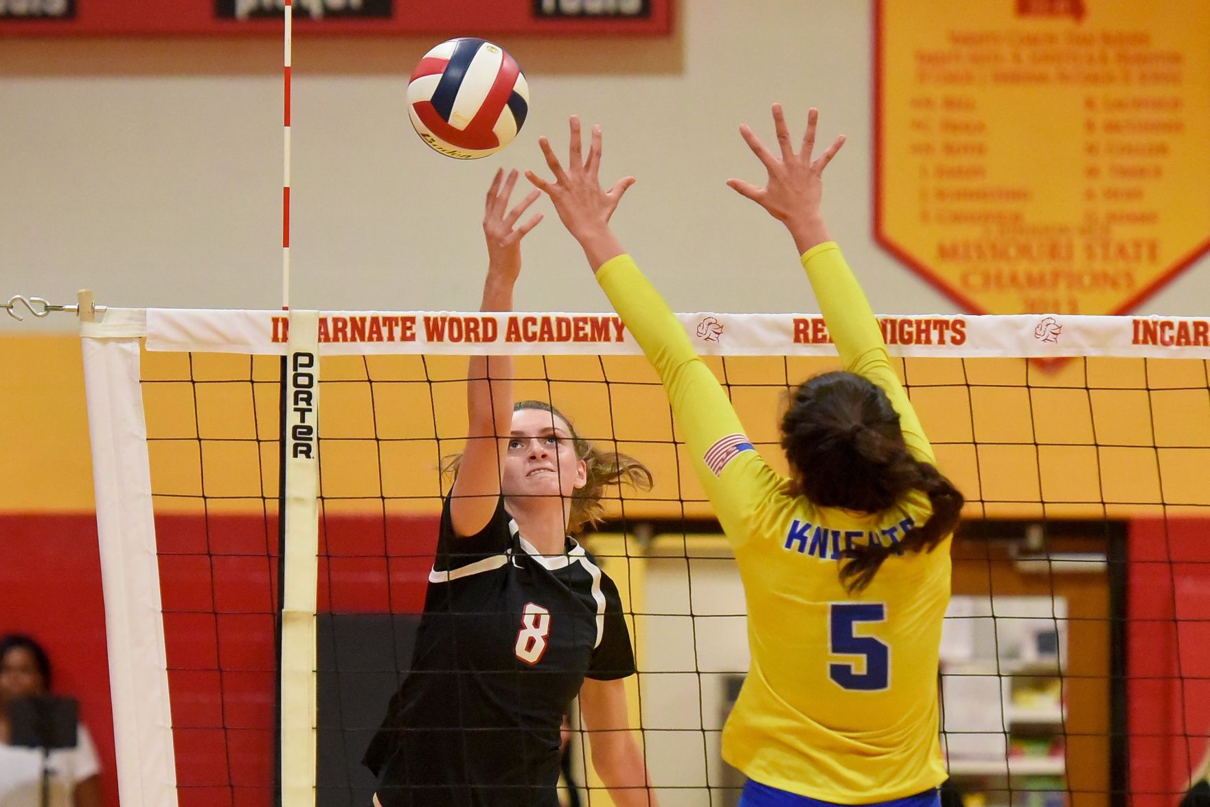 Borgia at Incarnate Word girls volleyball